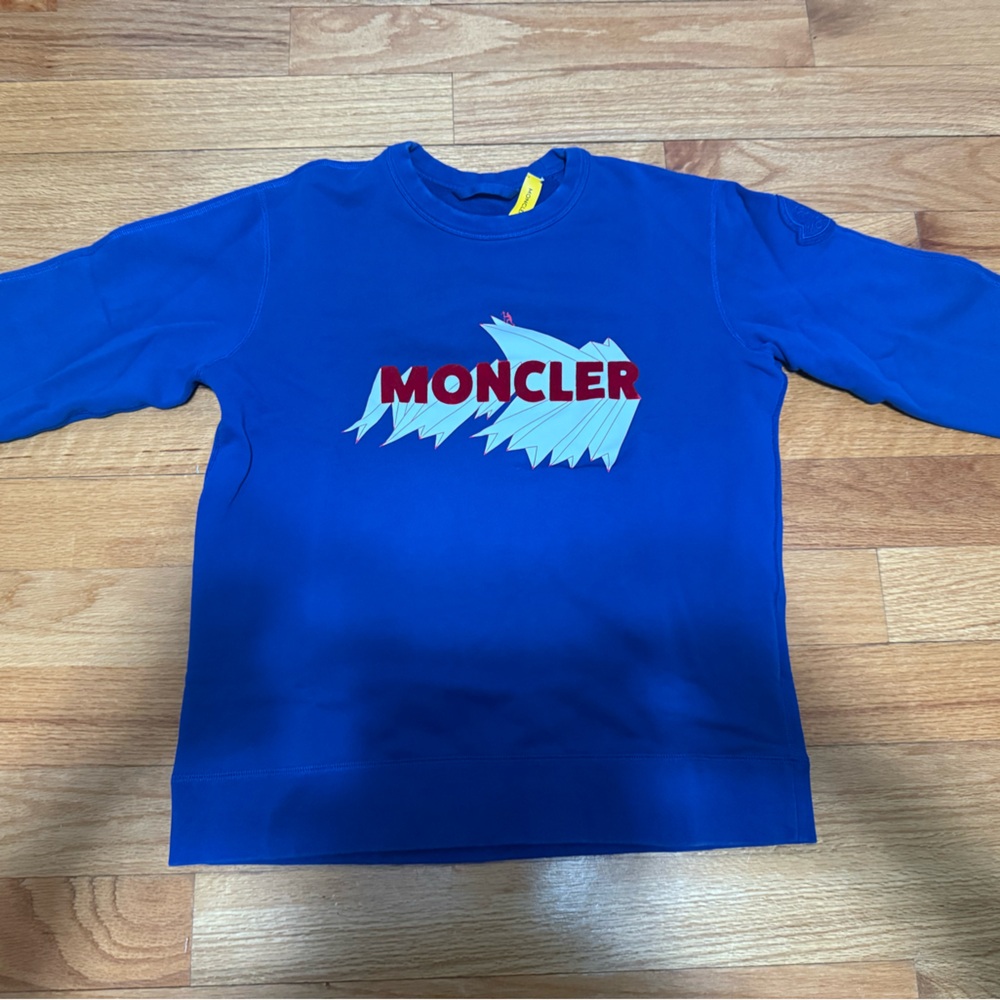 Moncler Blue Graphic Sweatshirt